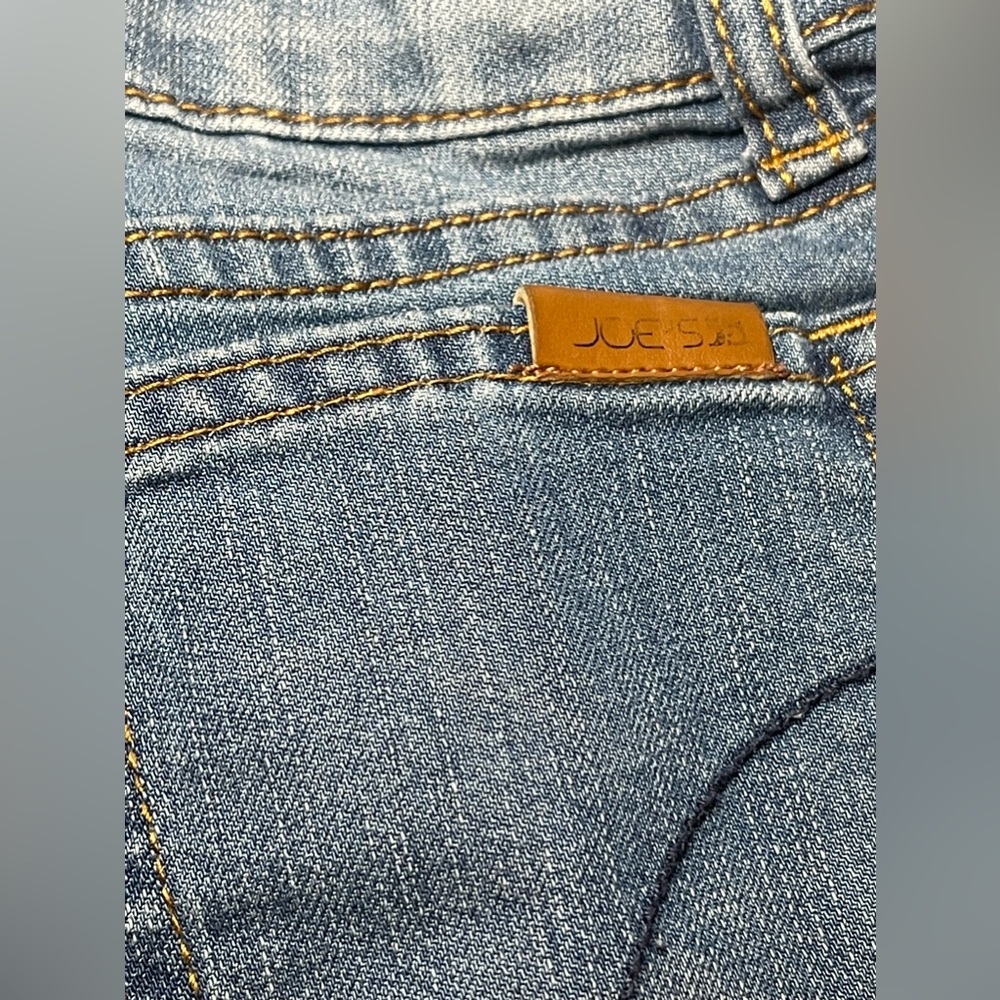 Joe's Tuxedo Stripe Girls Cropped Denim Jeans Size 10 - Picture 6 of 9